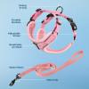 imageVoyager Stepin Lock Adjustable Cat Harness w Cat Leash Combo Set with Neoprene Handle 5ft  Supports Small Medium and Large Breed Cats by Best Pet Supplies  Red XSPink 327
