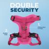 imageVoyager Stepin Lock Adjustable Cat Harness w Cat Leash Combo Set with Neoprene Handle 5ft  Supports Small Medium and Large Breed Cats by Best Pet Supplies  Red XSHarness Leash Set Fuchsia