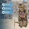 imageVoyager Stepin Lock Adjustable Cat Harness w Cat Leash Combo Set with Neoprene Handle 5ft  Supports Small Medium and Large Breed Cats by Best Pet Supplies  Red XSBlack TrimPink 327