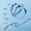 imageVoyager Stepin Lock Adjustable Cat Harness w Cat Leash Combo Set with Neoprene Handle 5ft  Supports Small Medium and Large Breed Cats by Best Pet Supplies  Red XSBaby Blue 327