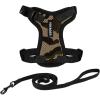 Harness Leash Set (Army/Black Trim)