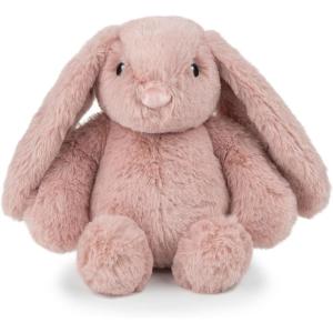 imageBest Pet Supplies Interactive Bunny Buddy Dog Toy with Crinkle and Squeaky Enrichment for Small and Medium Breed Puppies or Dogs Cute and Plush  Bunny Mauve Small