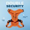 imageVoyager Stepin Lock Adjustable Cat Harness w Cat Leash Combo Set with Neoprene Handle 5ft  Supports Small Medium and Large Breed Cats by Best Pet Supplies  Orange XSHarness Leash Set Orange