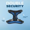 imageVoyager Stepin Lock Adjustable Cat Harness w Cat Leash Combo Set with Neoprene Handle 5ft  Supports Small Medium and Large Breed Cats by Best Pet Supplies  Orange XSBlack TrimRoyal Blue 327