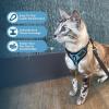 imageVoyager Stepin Lock Pet Harness  All Weather Mesh Adjustable Step in Harness for Cats by Best Pet Supplies  Pink XXSHarness Leash Set Baby BlueBlack Trim