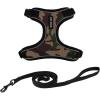 imageVoyager Stepin Lock Adjustable Cat Harness w Cat Leash Combo Set with Neoprene Handle 5ft  Supports Small Medium and Large Breed Cats by Best Pet Supplies  Orange XSArmy 327