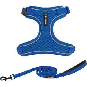 imageVoyager Stepin Lock Pet Harness  All Weather Mesh Adjustable Step in Harness for Cats by Best Pet Supplies  Pink XXSRoyal Blue 327