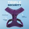 imageBest Pet Supplies Voyager Adjustable Dog Vest Harness Breathable No Pull Harness for Small Medium Large Dogs Heavy Duty Harness Easy Stepin Reflective Stripes  Lavender M Chest 1721quot220 Style Purple