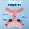 imageBest Pet Supplies Voyager Adjustable Dog Vest Harness Breathable No Pull Harness for Small Medium Large Dogs Heavy Duty Harness Easy Stepin Reflective Stripes  Lavender M Chest 1721quot220 Style Pink