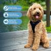 imageBest Pet Supplies Voyager Adjustable Dog Vest Harness Breathable No Pull Harness for Small Medium Large Dogs Heavy Duty Harness Easy Stepin Reflective Stripes  Lavender M Chest 1721quotHarness Leash Set Black