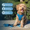 imageBest Pet Supplies Voyager Adjustable Dog Vest Harness Breathable No Pull Harness for Small Medium Large Dogs Heavy Duty Harness Easy Stepin Reflective Stripes  Lavender M Chest 1721quotHarness Leash Set Turquoise