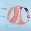 imageBest Pet Supplies Voyager Adjustable Dog Vest Harness Breathable No Pull Harness for Small Medium Large Dogs Heavy Duty Harness Easy Stepin Reflective Stripes  Lavender M Chest 1721quot220 Style Pink