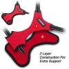 imageBest Pet Supplies Voyager Adjustable Dog Vest Harness Breathable No Pull Harness for Small Medium Large Dogs Heavy Duty Harness Easy Stepin Reflective Stripes  Lavender M Chest 1721quotHarness Red
