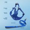 imageBest Pet Supplies Voyager Adjustable Dog Vest Harness Breathable No Pull Harness for Small Medium Large Dogs Heavy Duty Harness Easy Stepin Reflective Stripes  Lavender M Chest 1721quotHarness Leash Set Royal Blue