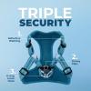 imageBest Pet Supplies Voyager Adjustable Dog Vest Harness Breathable No Pull Harness for Small Medium Large Dogs Heavy Duty Harness Easy Stepin Reflective Stripes  Lavender M Chest 1721quotHarness Turquoise
