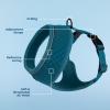 imageBest Pet Supplies Voyager Adjustable Dog Vest Harness Breathable No Pull Harness for Small Medium Large Dogs Heavy Duty Harness Easy Stepin Reflective Stripes  Lavender M Chest 1721quot220 Style Turquoise