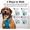 imageVoyager Freestyle 4in1 Dog Harness  Patent Pending Adjustable Webbing Harness with Removable Padding for Small to Large Dogs by Best Pet supplies  Fuchsia LRed
