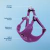 imageBest Pet Supplies Voyager Aerolite No Pull Mesh Dog Harness Reflective Stitching Breathable Harness Adjustable for Walking Training Running Heavy Duty and Durable Beige LHarness Purple