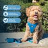 imageBest Pet Supplies Voyager Aerolite No Pull Mesh Dog Harness Reflective Stitching Breathable Harness Adjustable for Walking Training Running Heavy Duty and Durable Beige LHarness Turquoise