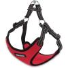 imageBest Pet Supplies Voyager Aerolite No Pull Mesh Dog Harness Reflective Stitching Breathable Harness Adjustable for Walking Training Running Heavy Duty and Durable Beige LHarness Red