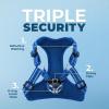 imageBest Pet Supplies Voyager Aerolite No Pull Mesh Dog Harness Reflective Stitching Breathable Harness Adjustable for Walking Training Running Heavy Duty and Durable Beige LHarness Royal Blue