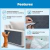imageBest Pet Supplies Cat Scratcher Replacement Pads  Cardboard Cat Scratcher Pad Relieves Stress Supports Pet Behaviors 3 CountGray 394 x 158