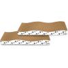 imageBest Pet Supplies Cat Scratcher Replacement Pads  Cardboard Cat Scratcher Pad Relieves Stress Supports Pet Behaviors 3 CountWave 2 Pack