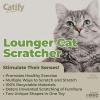 imageBest Pet Supplies Catify Cat Scratcher Fun Interactive Scratchers Claw Safe Furniture Saver Indoor Play Support Natural Cat Behaviors Heavy Duty  GrayLounger I