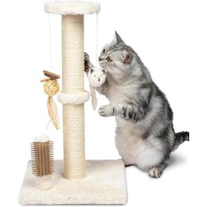 imageBest Pet Supplies Catify Cat Scratcher Fun Interactive Scratchers Claw Safe Furniture Saver Indoor Play Support Natural Cat Behaviors Heavy Duty  GrayBeige