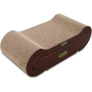 imageBest Pet Supplies Catify Cat Scratcher Fun Interactive Scratchers Claw Safe Furniture Saver Indoor Play Support Natural Cat Behaviors Heavy Duty  GrayLounger I