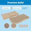imageBest Pet Supplies Catify Cat Scratcher Fun Interactive Scratchers Posts Poles Claw Safe Furniture Saver Indoor Play Support Natural Cat Behaviors Heavy Duty  Beige LargeWave 2 Pack