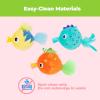 imageCatify by Best Pet Supplies Interactive Cat Toys  Plush MotionActivated ampamp Squeaking Toys with Premium North American Catnip for Indoor Cats ampamp Kittens  Meow Chase PlaysetFluffy Fish Multicolored