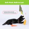 imageCatify by Best Pet Supplies Interactive Cat Toys  Plush MotionActivated ampamp Squeaking Toys with Premium North American Catnip for Indoor Cats ampamp Kittens  Meow Chase PlaysetSushi Roll Multicolored