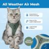 imageVoyager EscapeProof Stepin Lock Cat Harness ampamp 5ft NeopreneHandle Leash Set AllWeather Mesh with Reflective Stitching for Small to Large Cats by Best Pet Supplies Lavender 327 XSMoss Green