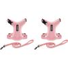 imageVoyager EscapeProof Stepin Lock Cat Harness ampamp 5ft NeopreneHandle Leash Set AllWeather Mesh with Reflective Stitching for Small to Large Cats by Best Pet Supplies Lavender 327 XSHarness Leash Set Pink