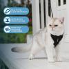 imageVoyager EscapeProof Stepin Lock Cat Harness ampamp 5ft NeopreneHandle Leash Set AllWeather Mesh with Reflective Stitching for Small to Large Cats by Best Pet Supplies Lavender 327 XSHarness Leash Set Black