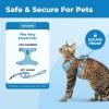 imageVoyager EscapeProof Stepin Lock Cat Harness ampamp 5ft NeopreneHandle Leash Set AllWeather Mesh with Reflective Stitching for Small to Large Cats by Best Pet Supplies Lavender 327 XSBaby Blue 327