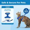 imageVoyager EscapeProof Stepin Lock Cat Harness ampamp 5ft NeopreneHandle Leash Set AllWeather Mesh with Reflective Stitching for Small to Large Cats by Best Pet Supplies Lavender 327 XSRoyal Blue 327