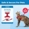 imageVoyager EscapeProof Stepin Lock Cat Harness ampamp 5ft NeopreneHandle Leash Set AllWeather Mesh with Reflective Stitching for Small to Large Cats by Best Pet Supplies Lavender 327 XSRed 327