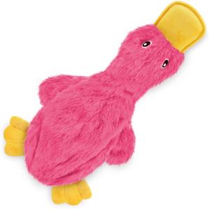 imageBest Pet Supplies Interactive Squeaky Dog Chew Toy Ideal Dog Toys for Chewers Small Medium ampamp Large Dogs and Fetch Lovers  Bunny Mauve MediumCrinkle Duck Light Pink