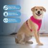 image:imageVoyager Aerolite Over The Head Dog Harness No Pull Breathable Air Mesh Vest Quick Dry with Reflective Stitching Adjustable Escape Resistant Harness for Small Medium Large Dogs  Beige MediumFuchsia