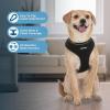 image:imageVoyager Aerolite Over The Head Dog Harness No Pull Breathable Air Mesh Vest Quick Dry with Reflective Stitching Adjustable Escape Resistant Harness for Small Medium Large Dogs  Beige MediumBlack